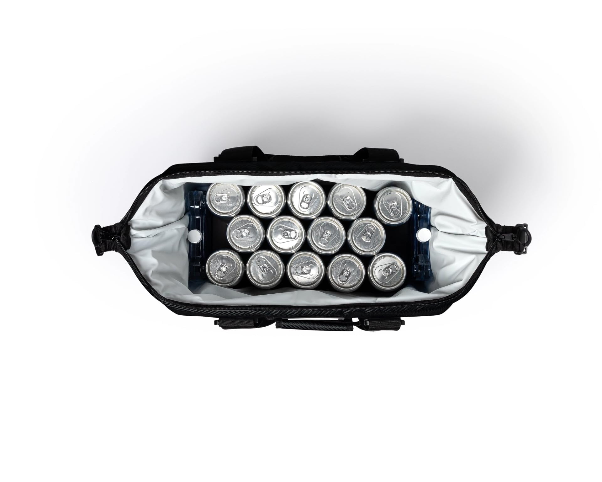 AO Coolers Expedition Carbon Soft Cooler carbon fiber look adds rugged style