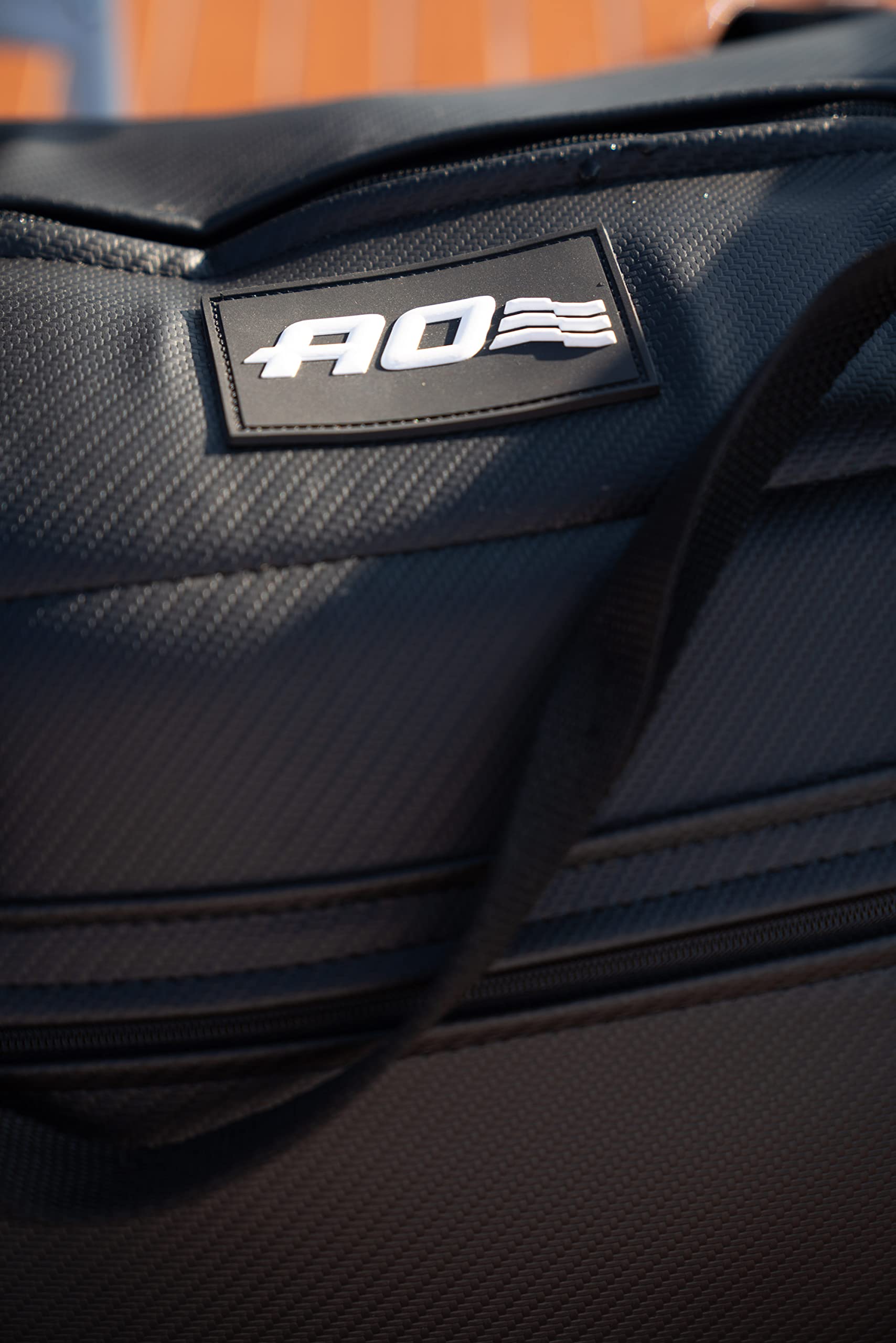 AO Coolers Expedition Carbon Soft Cooler includes a pocket for dry items