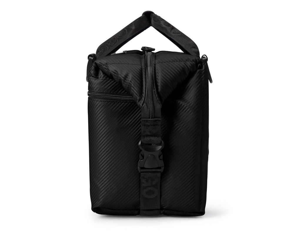 AO Coolers Expedition Carbon Soft Cooler with leak-proof liner to prevent spills.