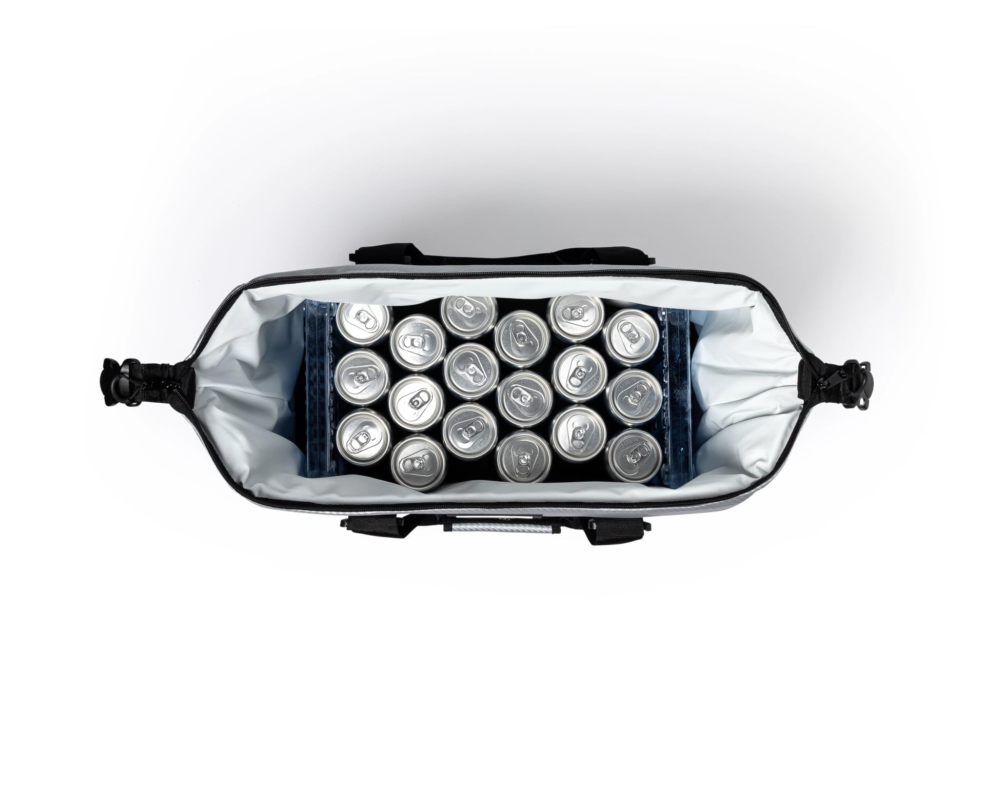 AO Coolers Expedition Carbon Soft Cooler removable shoulder strap enables comfortable carrying.