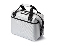 AO Coolers Expedition Carbon soft cooler with shoulder strap for easy outdoor carrying.