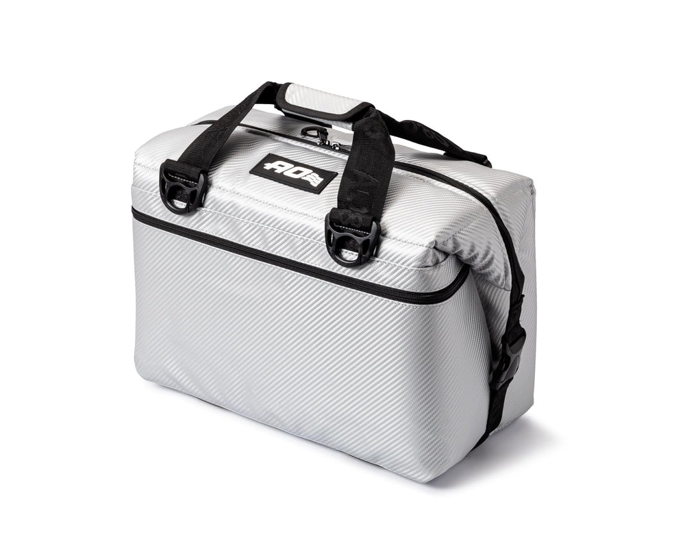 AO Coolers Expedition carbon soft cooler side pocket for dry items