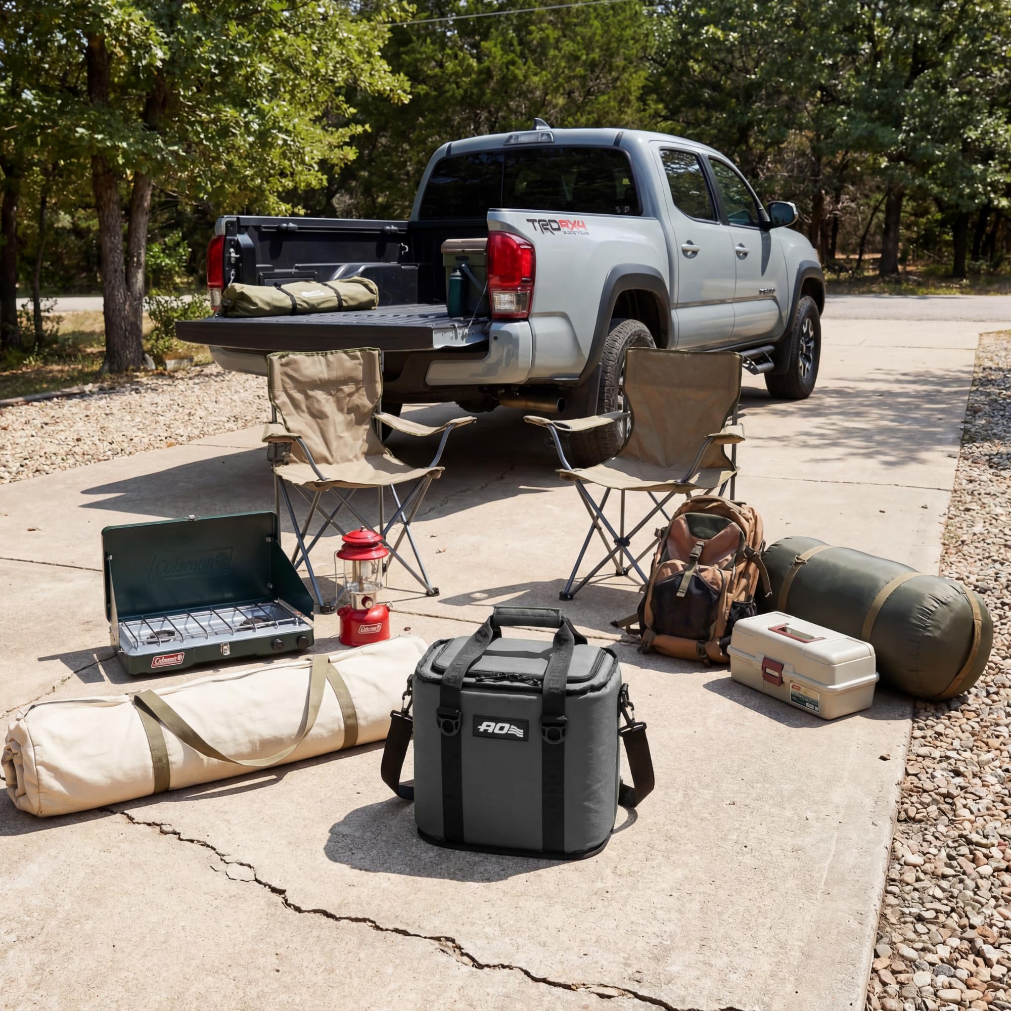 AO Coolers Laguna Canvas Soft Cooler Tote durable coating supports outdoor use.