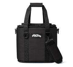 AO Coolers Laguna Canvas Soft Cooler Tote front view, portable cold storage for outings.