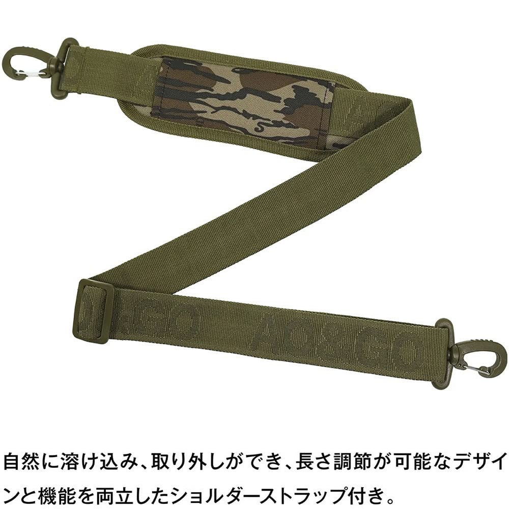 AO Coolers Mossy Oak Bottomland camouflage design blends with outdoor settings.