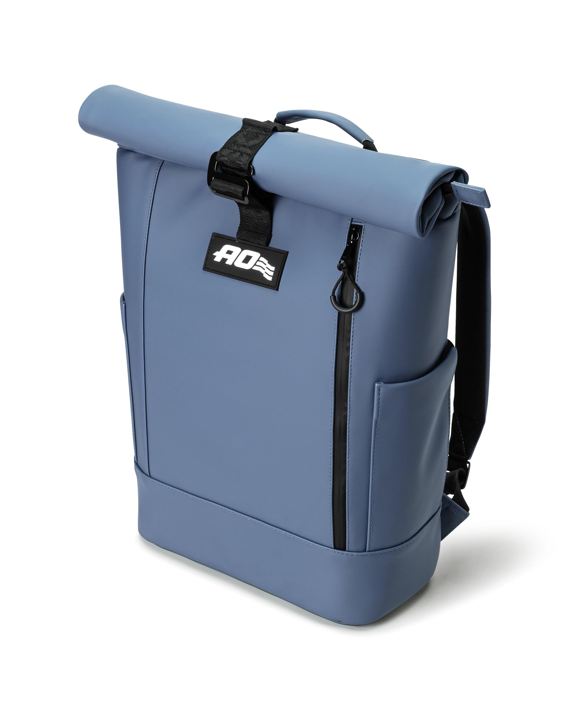AO Coolers Nomad backpack cooler roll-top closure keeps contents secure on adventures.