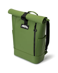 AO Coolers Nomad Backpack Cooler with roll-top and waterproof exterior for rugged trips.