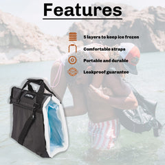 AO Coolers Original Soft Cooler with high-density insulation preserves cold drinks