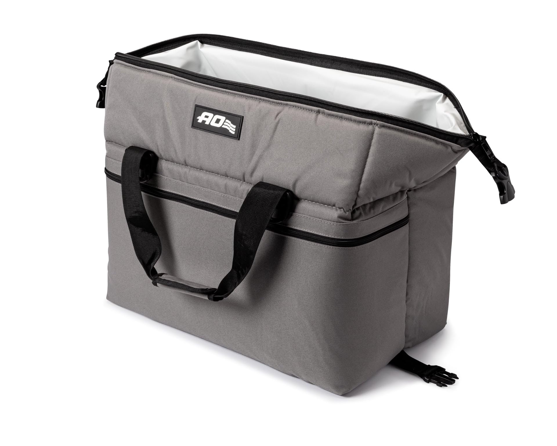 AO Coolers Original soft-sided cooler bag holds 48 cans for full-day gatherings.