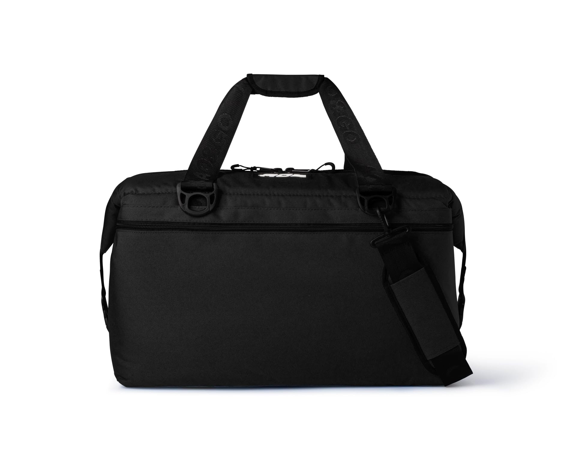 AO Coolers Original soft-sided cooler bag closed, keeps drinks cool outdoors.