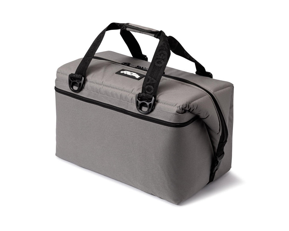 AO Coolers Original soft-sided cooler bag open top reveals insulation for temperature control.