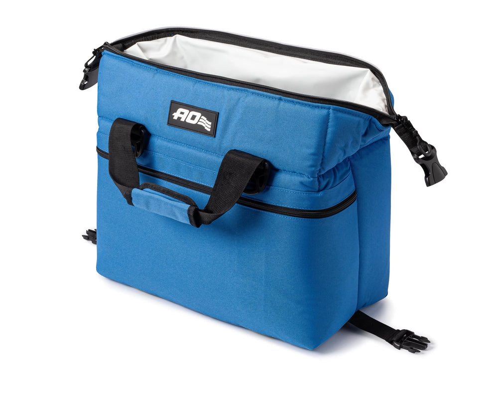 AO Coolers Original soft-sided cooler bag with leak-proof liner in royal blue