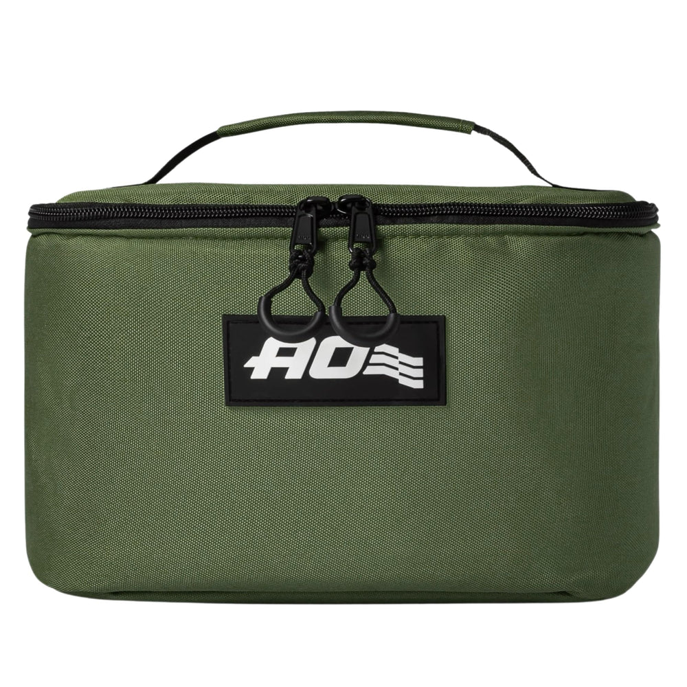 AO Coolers Pack N' Go canvas cooler with 6-can capacity keeps beverages organized on the go.