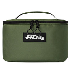AO Coolers Pack N' Go canvas cooler with 6-can capacity keeps beverages organized on the go.
