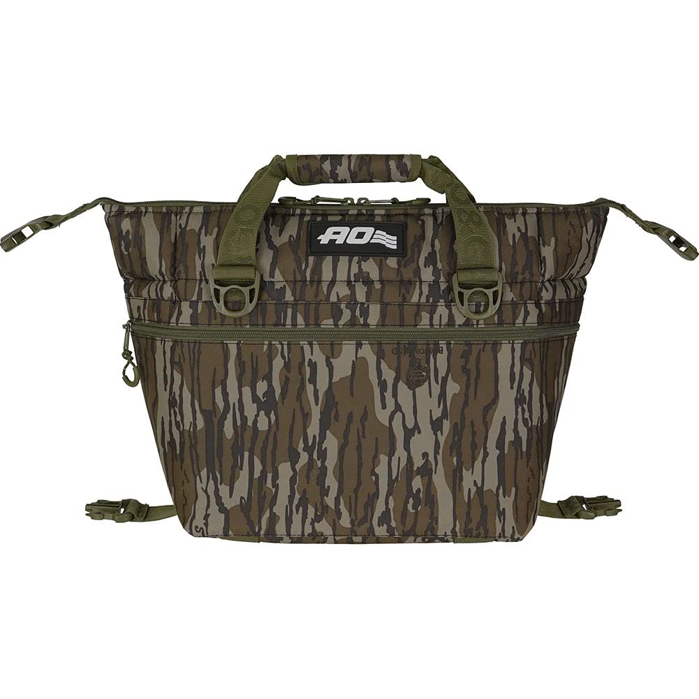 AO Coolers soft canvas material shows travel-ready durability for outdoor days.