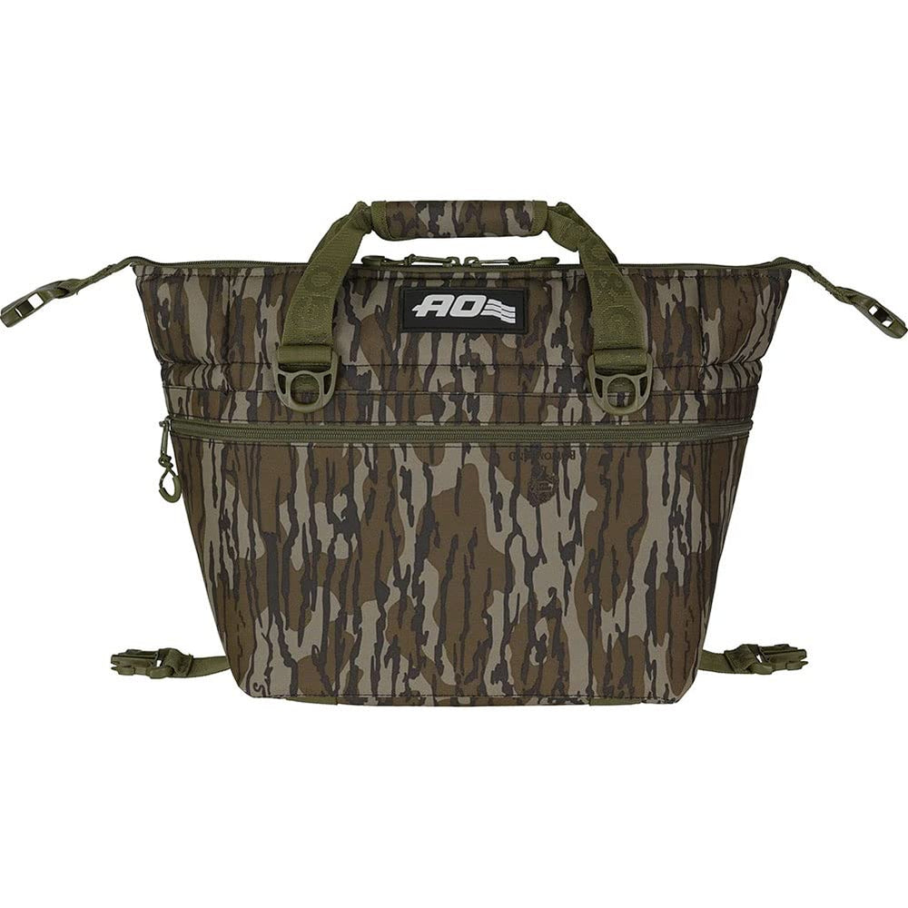 AO Coolers soft canvas material shows travel-ready durability for outdoor days.