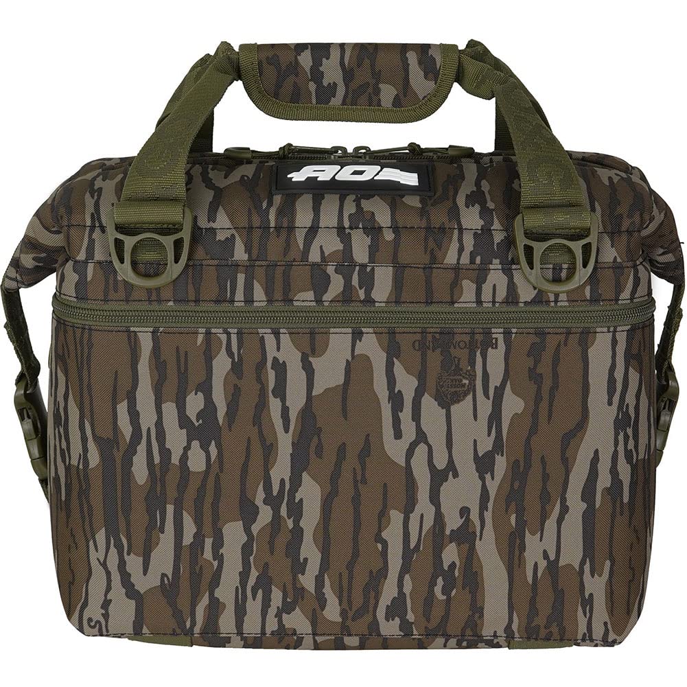 AO Coolers soft-sided cooler with side pocket, perfect for quick-access snacks during outings.