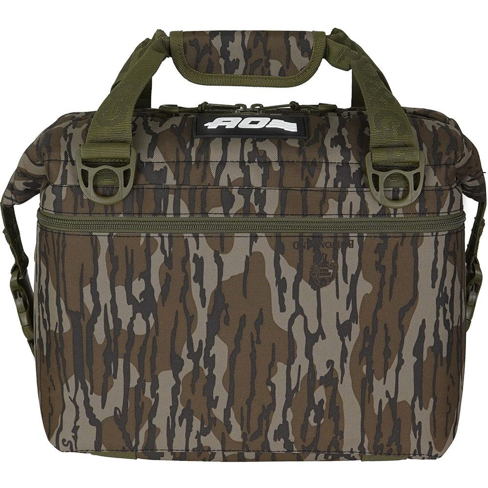 AO Coolers soft-sided cooler with side pocket, perfect for quick-access snacks during outings.