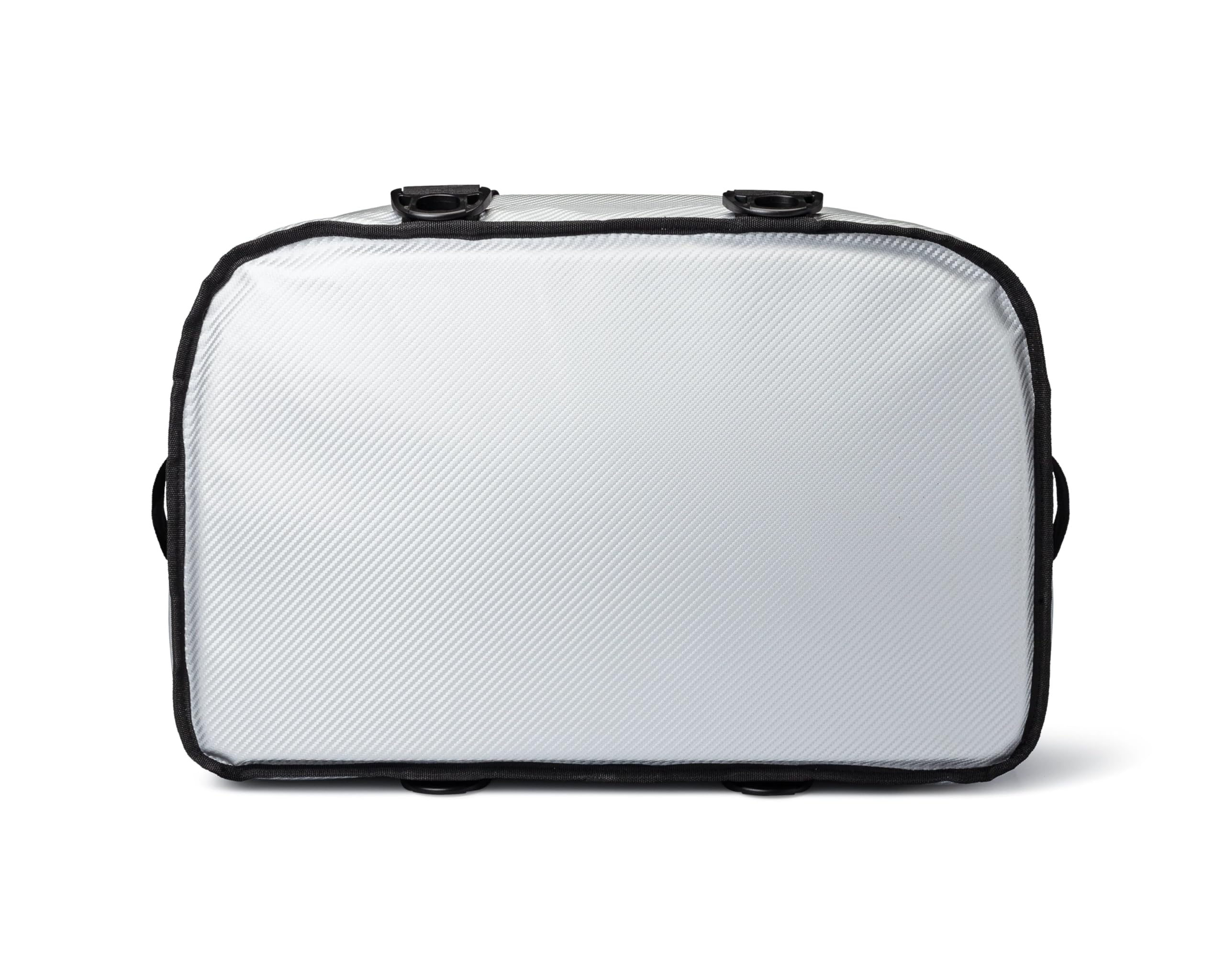 AO Coolers Stow-N-Go Carbon cooler top pocket keeps small items secure.