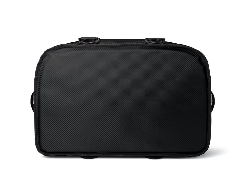 AO Coolers Stow 'N Go carbon soft cooler holds 38 cans in compact footprint