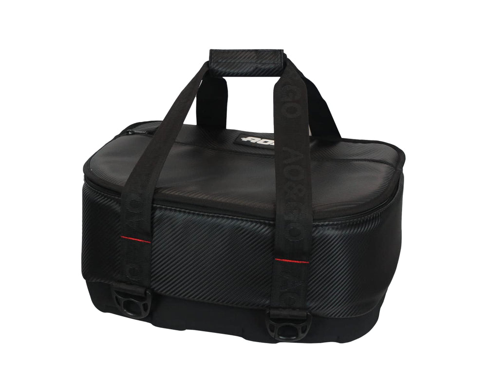 AO Coolers Stow N Go Carbon soft cooler in boat setup keeps drinks ready