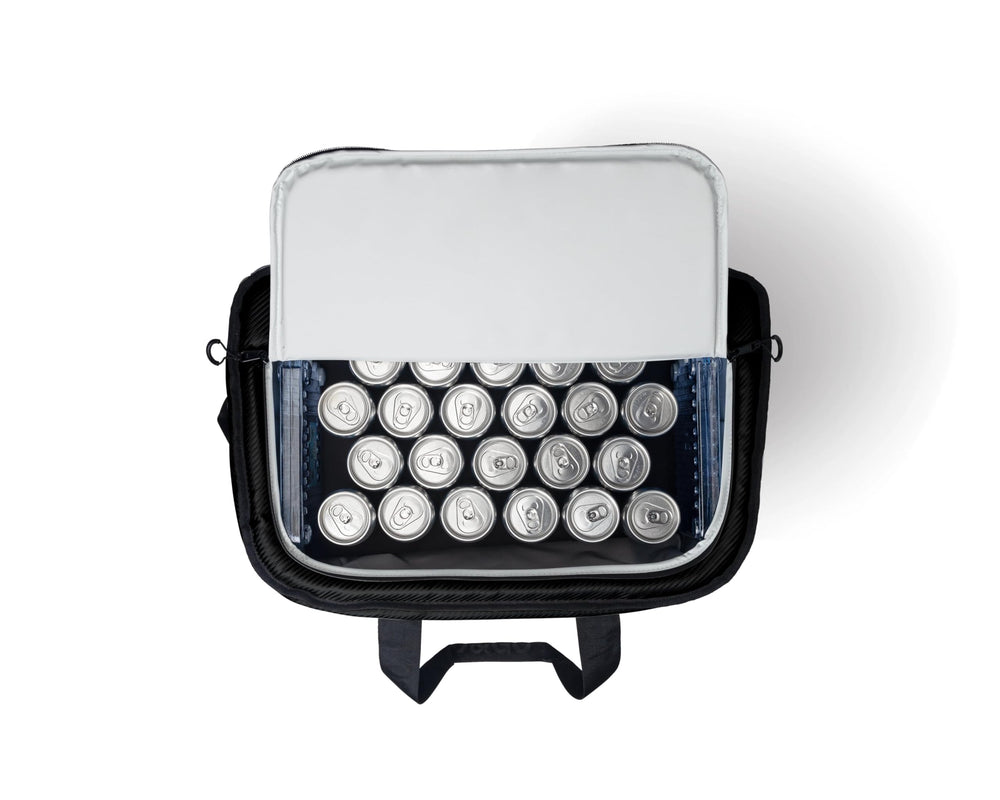 AO Coolers Stow 'N Go carbon soft cooler leakproof liner keeps contents dry