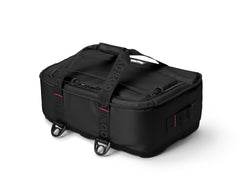 AO Coolers Stow-N-Go Carbon Soft Cooler side view shows compact storage benefit