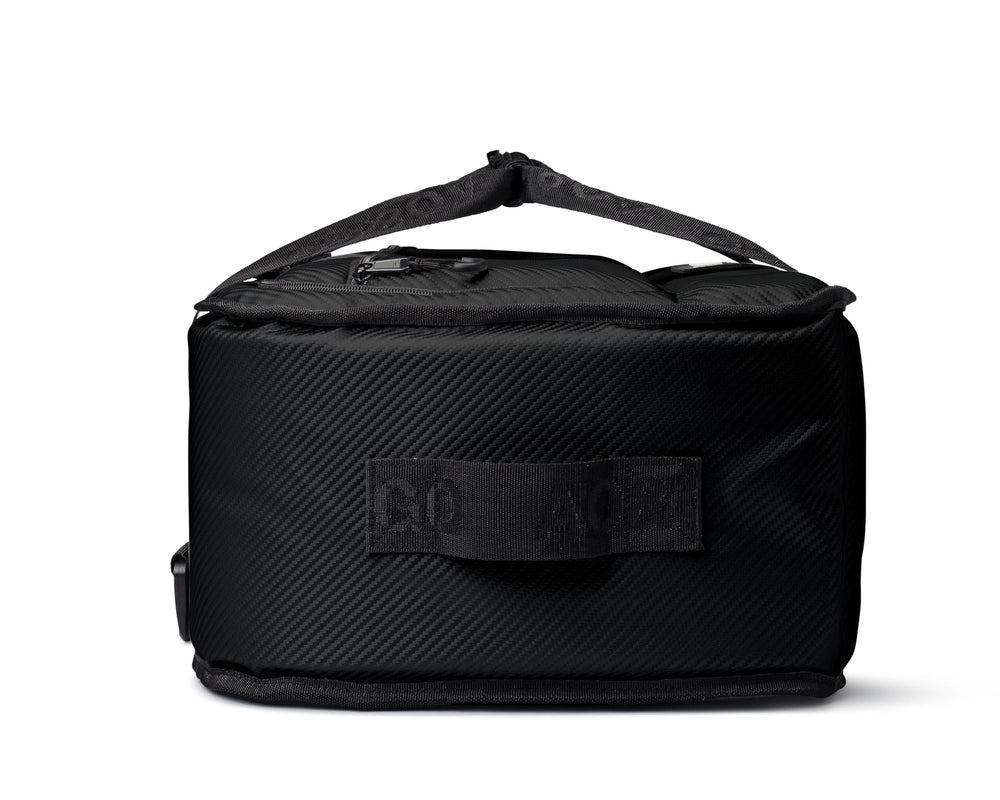 AO Coolers Stow 'N Go carbon soft cooler top pocket for dry storage