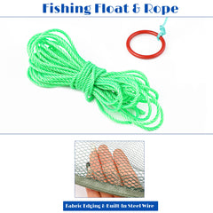 Black storage bag for portable fishing net