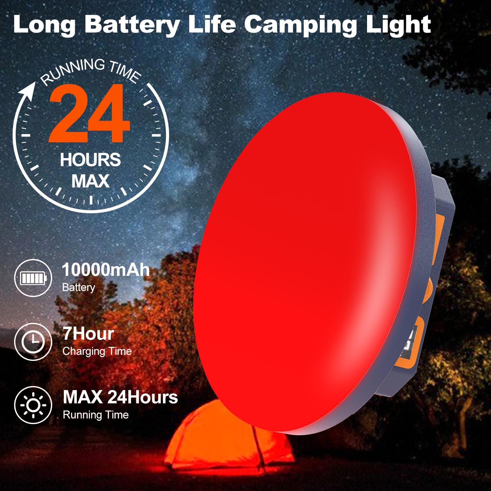 AODOO camping light ready for emergency power needs during outages.