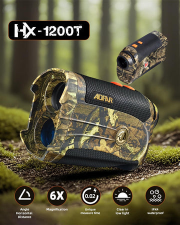 AOFAR HX-1200T angled-shot view demonstrates bow mode distance and angle.