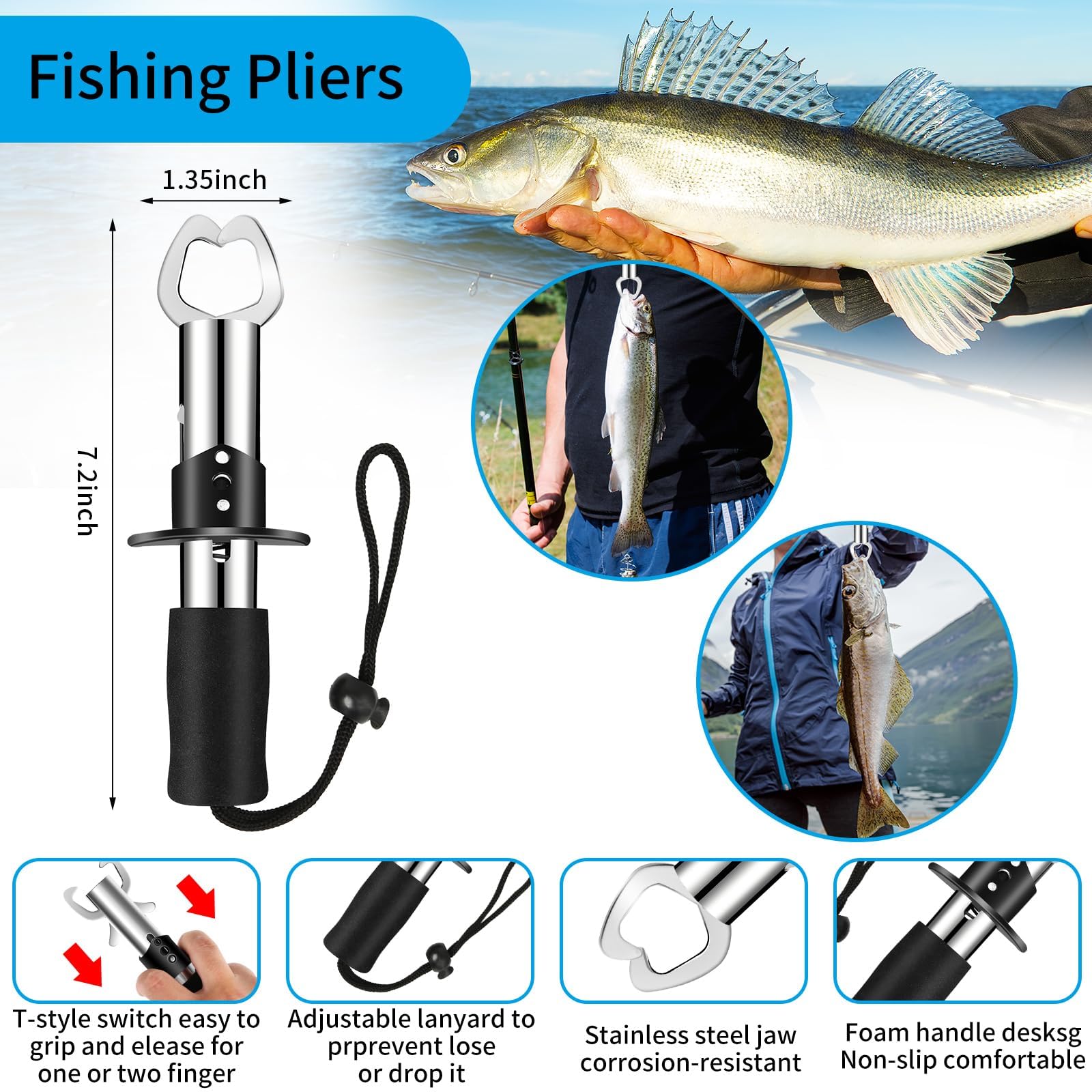 Fishing scale for precise weight measurement