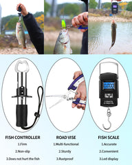 AOFUXTI fishing tool kit lures collection displays diverse baits to attract more bites.