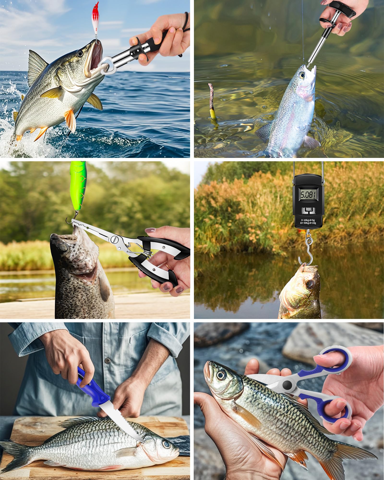 AOFUXTI sharpening tool and case for fishing kit