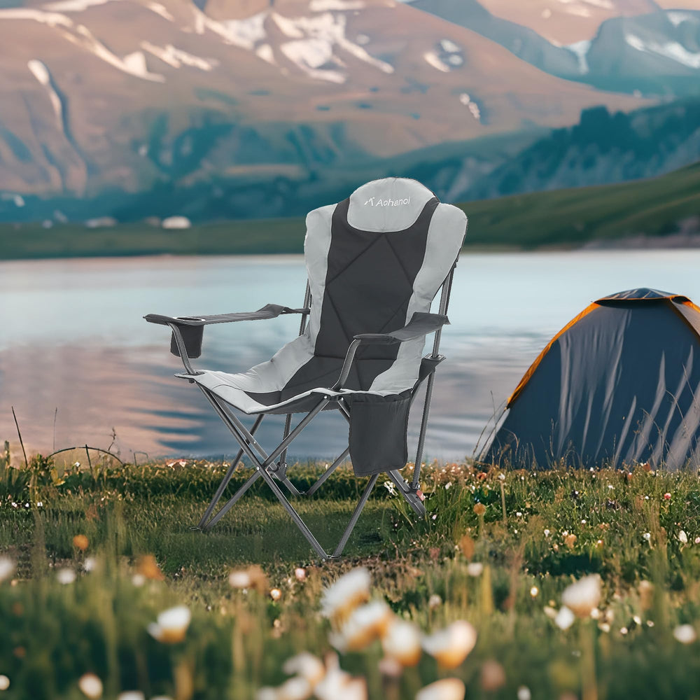Aohanoi two-pack camping chairs ready for outdoor seating
