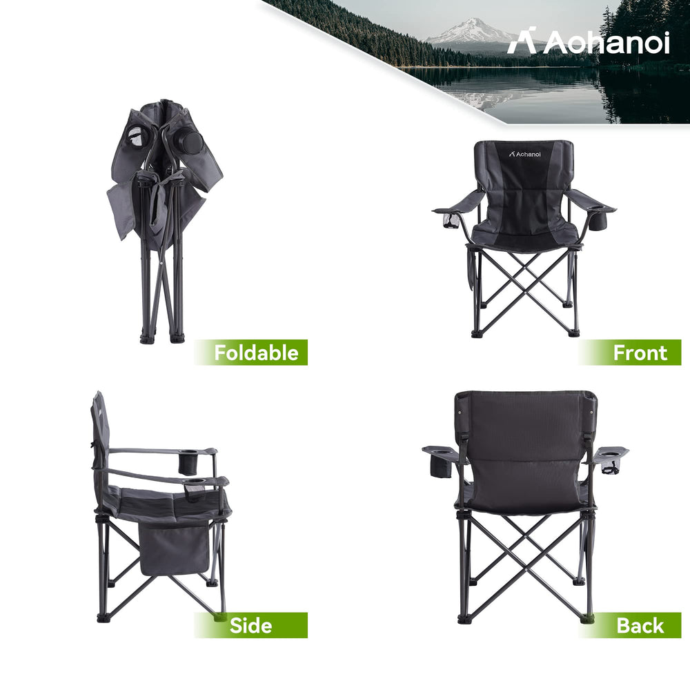 Aohanoi heavy-duty frame demonstrates stability ideal for outdoors and rugged use.
