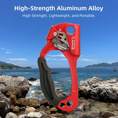 Aomiun 7075 aluminum ascender delivers lightweight durability on climbs.