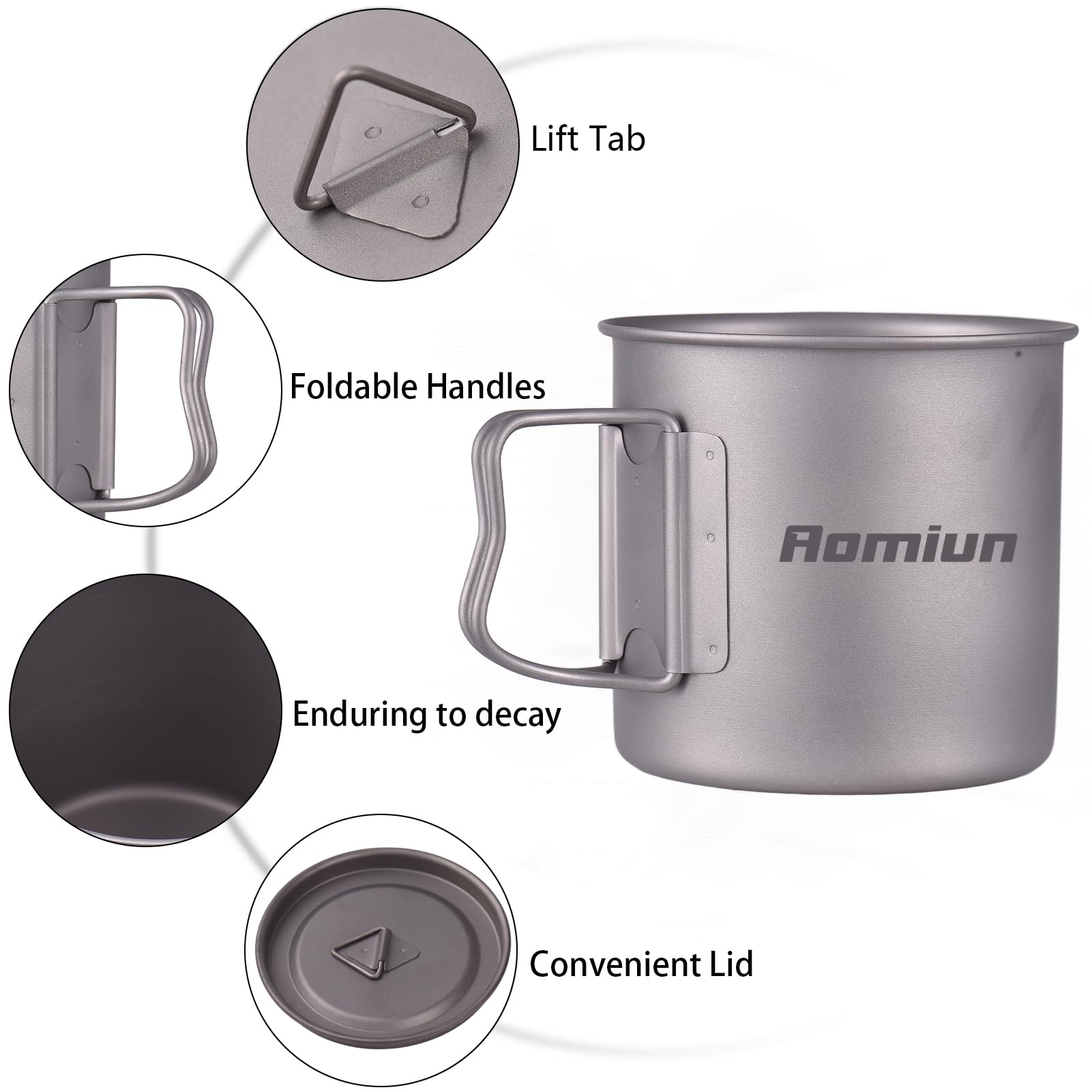 Aomiun alcohol stove windscreen stabilizes flame in wind