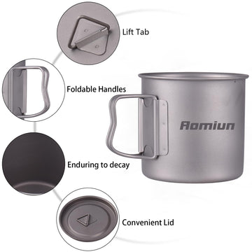 Aomiun alcohol stove windscreen stabilizes flame in wind