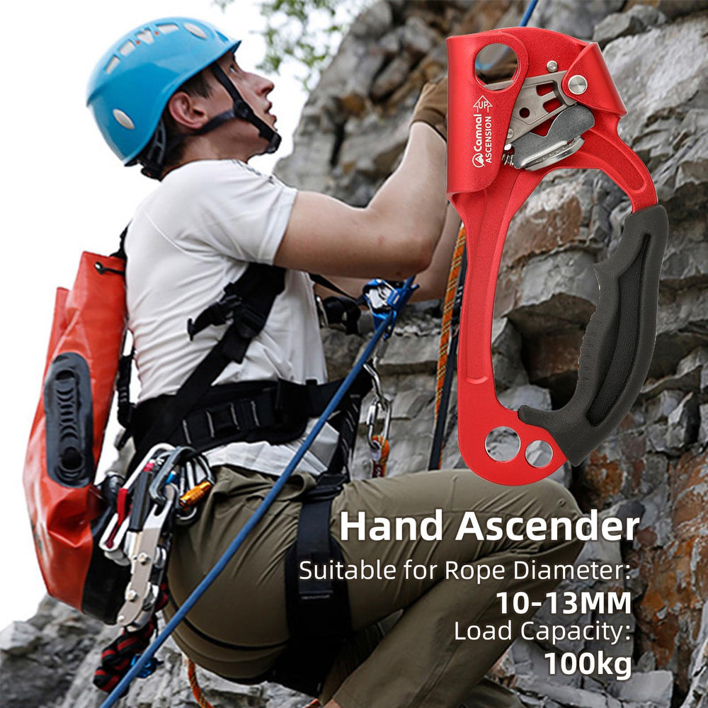 Aomiun aluminum ascender body delivers lightweight durability for rugged climbs