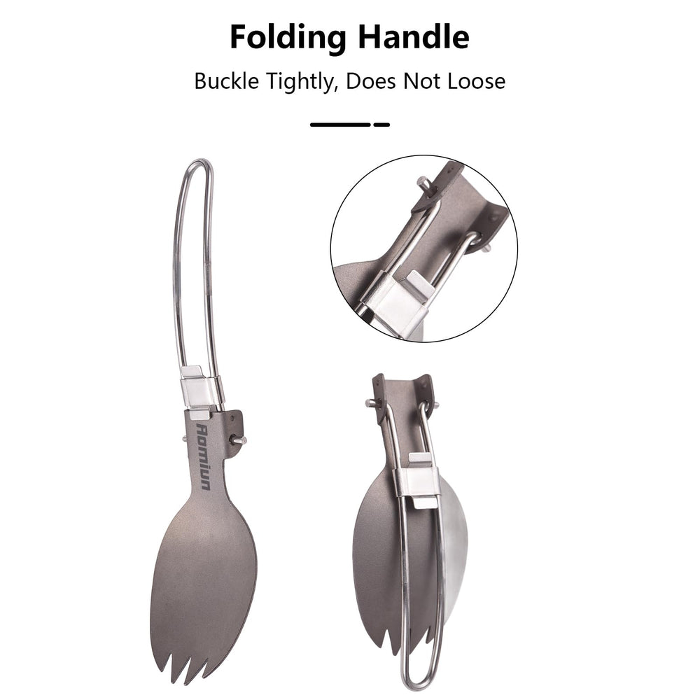 Aomiun backpacking cooking kit ready for camps hikes and emergencies