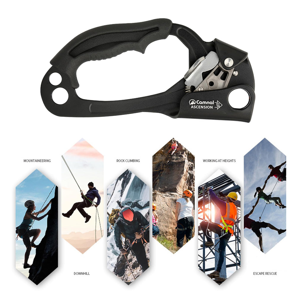 Aomiun ascender designed for ambidextrous use with left and right hand setups.