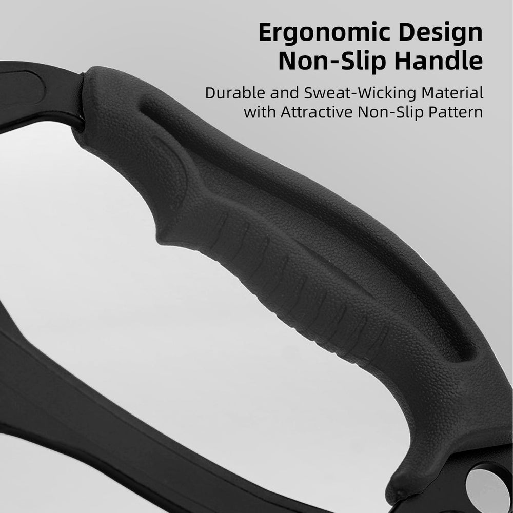 Aomiun spring-loaded handle enables quick one-handed operation.