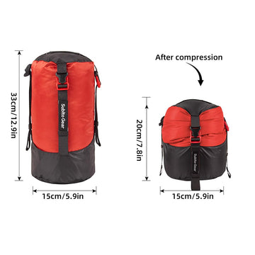 Aomiun bag made of 70D ripstop polyester protects gear from moisture and tears.