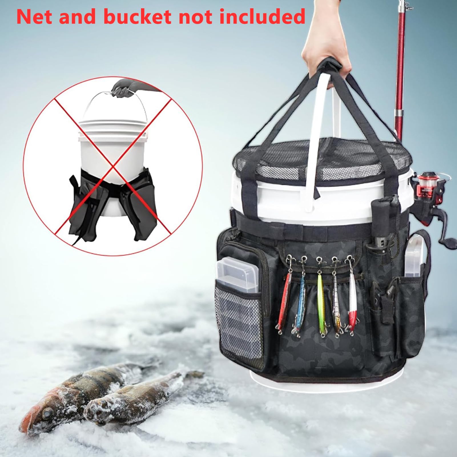 Aomiun rainproof coating shields gear from spray and light rain.