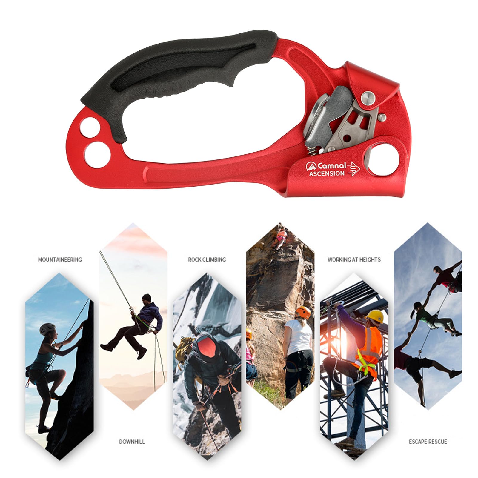 Aomiun one-hand operation compatible ascender enables fast adjustments