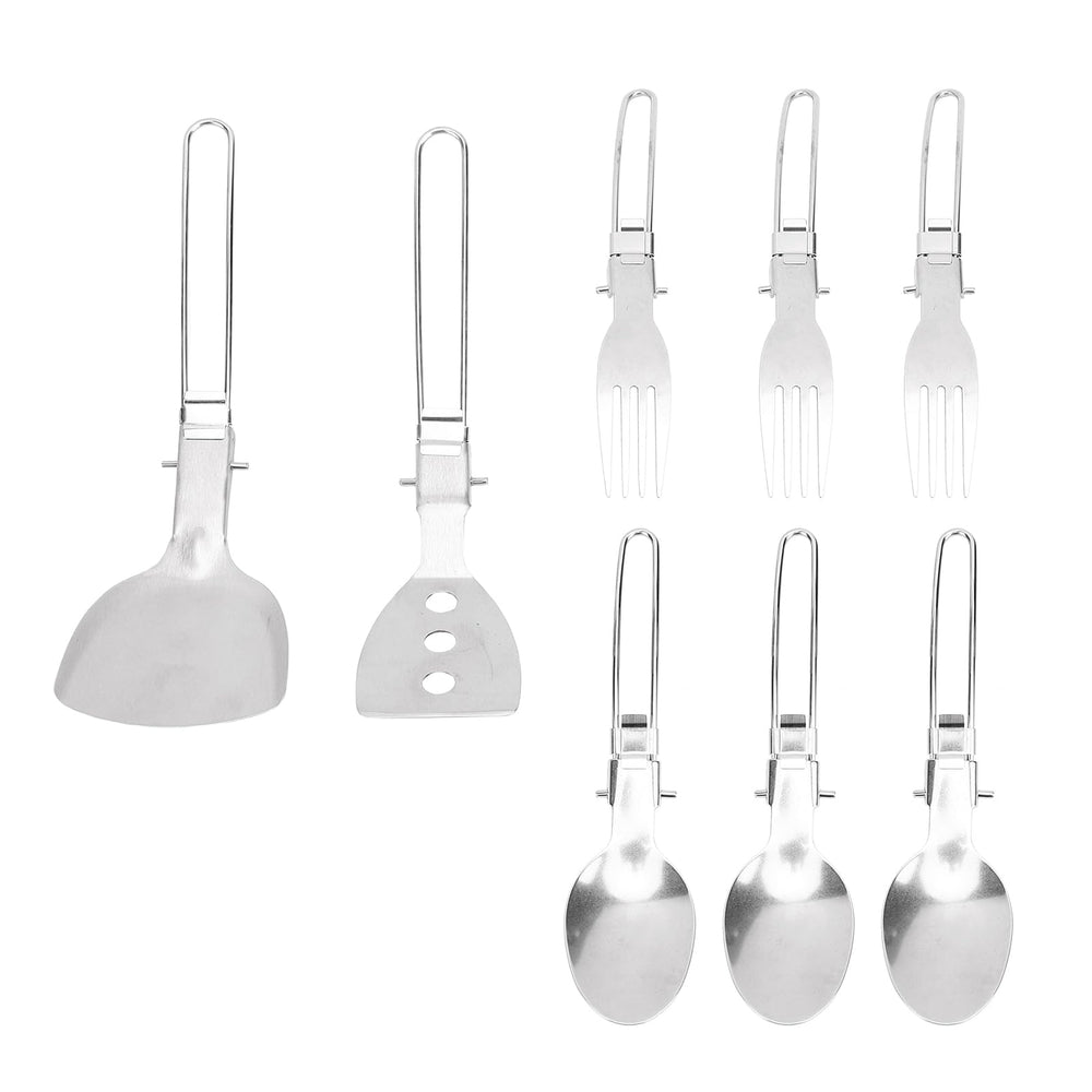 Aomiun portable mess kit is ideal for outdoor cooking anywhere.