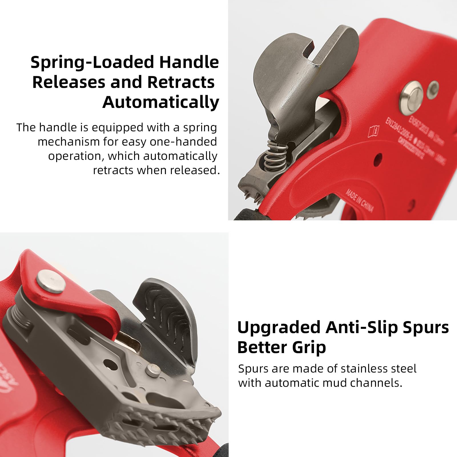 Aomiun rope cam supports 10–13 mm ropes for versatile climbing setups