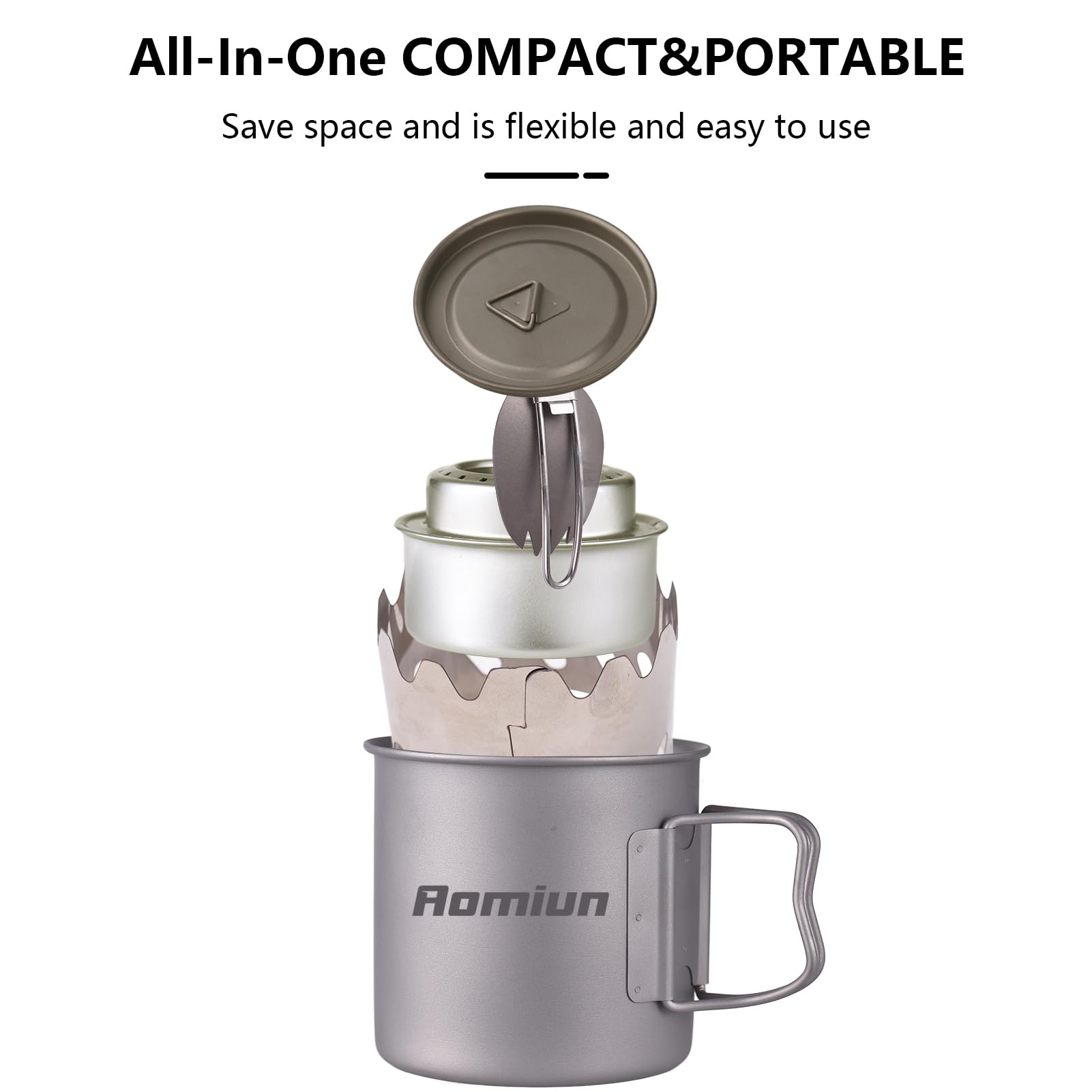 Aomiun titanium burner stove delivers efficient outdoor cooking
