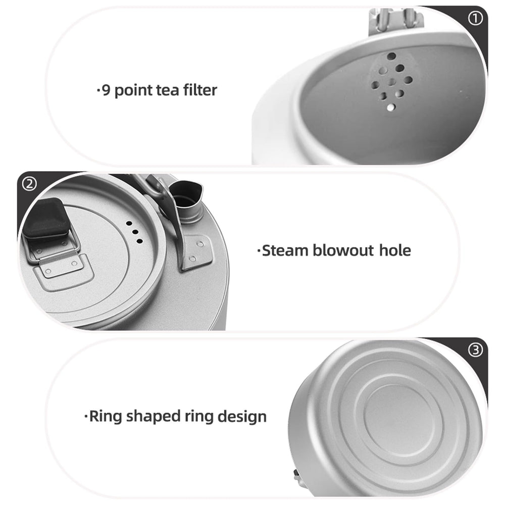 Aomiun Titanium Kettle durable corrosion resistance for long-term use
